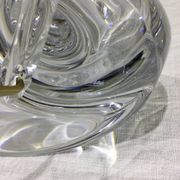 Pied de lampe en cristal de Sèvres