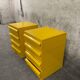 Yellow chest of drawers model 4601 by Simon Fussell for Kartell, 1970s