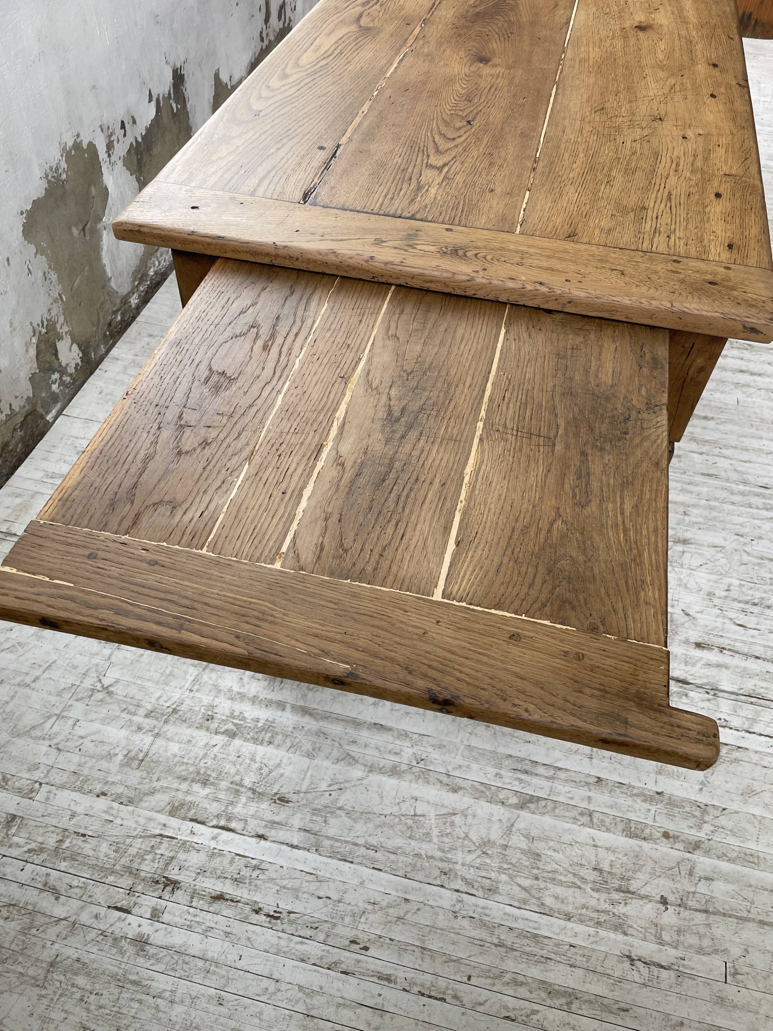 Oak farmhouse table