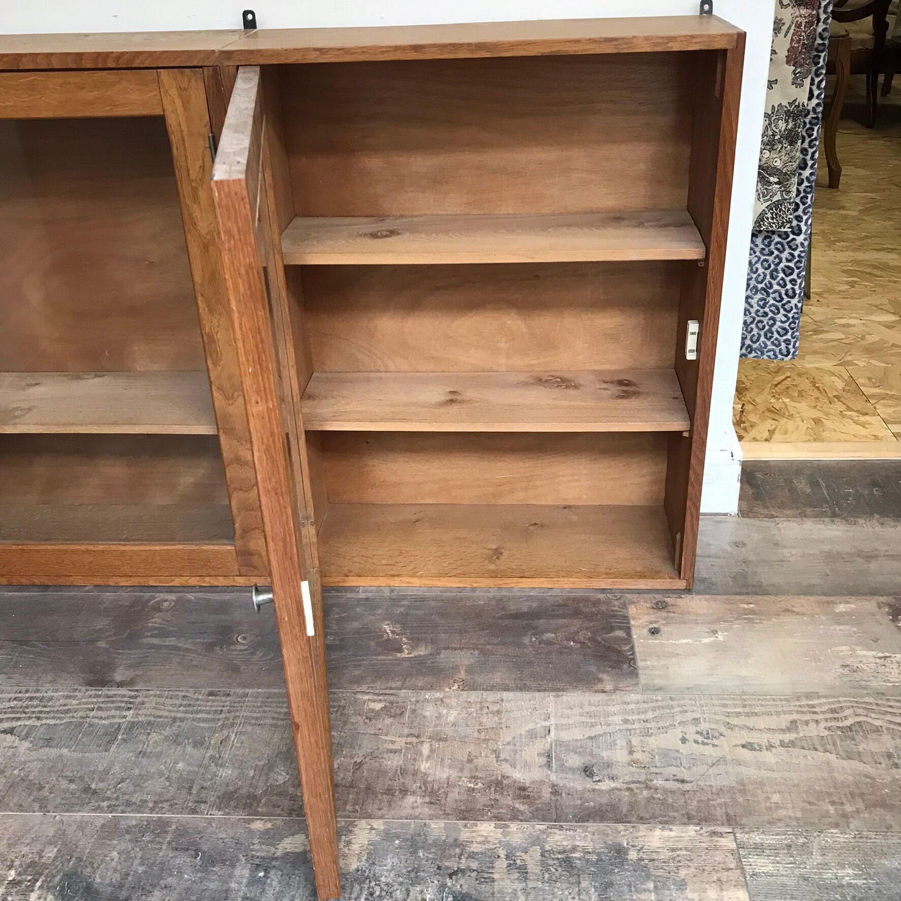 Vintage wall display case