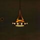 Danish space age suspension design, vintage pendant from the sixties.