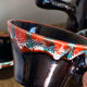 Pitchers and cups, iridescent ceramic, Vallauris