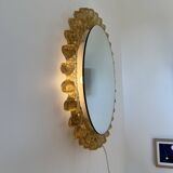 Backlit resin mirror by Hillebrand 1970
