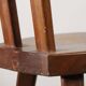 Chaise en acajou par Christian Durupt - Méribel - 1960