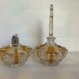 Perfume bottles and art deco spray
