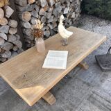 Renovated solid oak coffee table