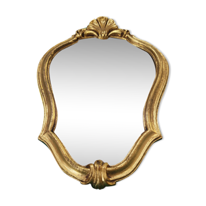 Miroir ovale coquille