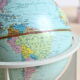Globe terrestre vintage Scan Globe Danemark