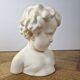 Vintage wax child statue - sculpture