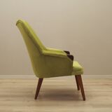 Green armchair, Danish design, 1970s, production: Denmark