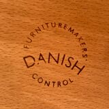Desk Arne Vodder Teck Danish design 50's box with sliding drawers