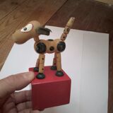 Chien Wakouwa en bois