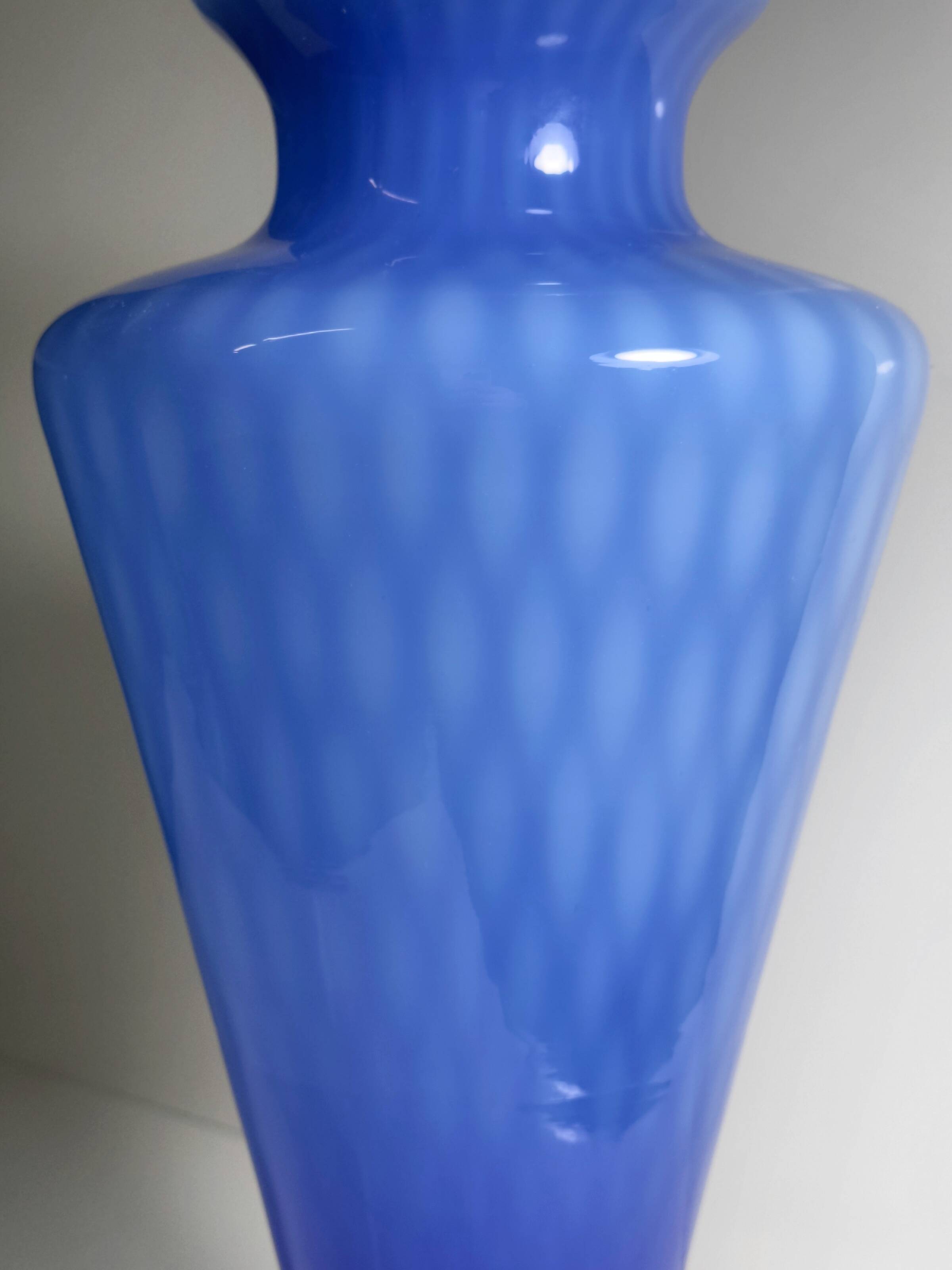 Cobalt Blue Murano Murano Glass Vase - 1960s