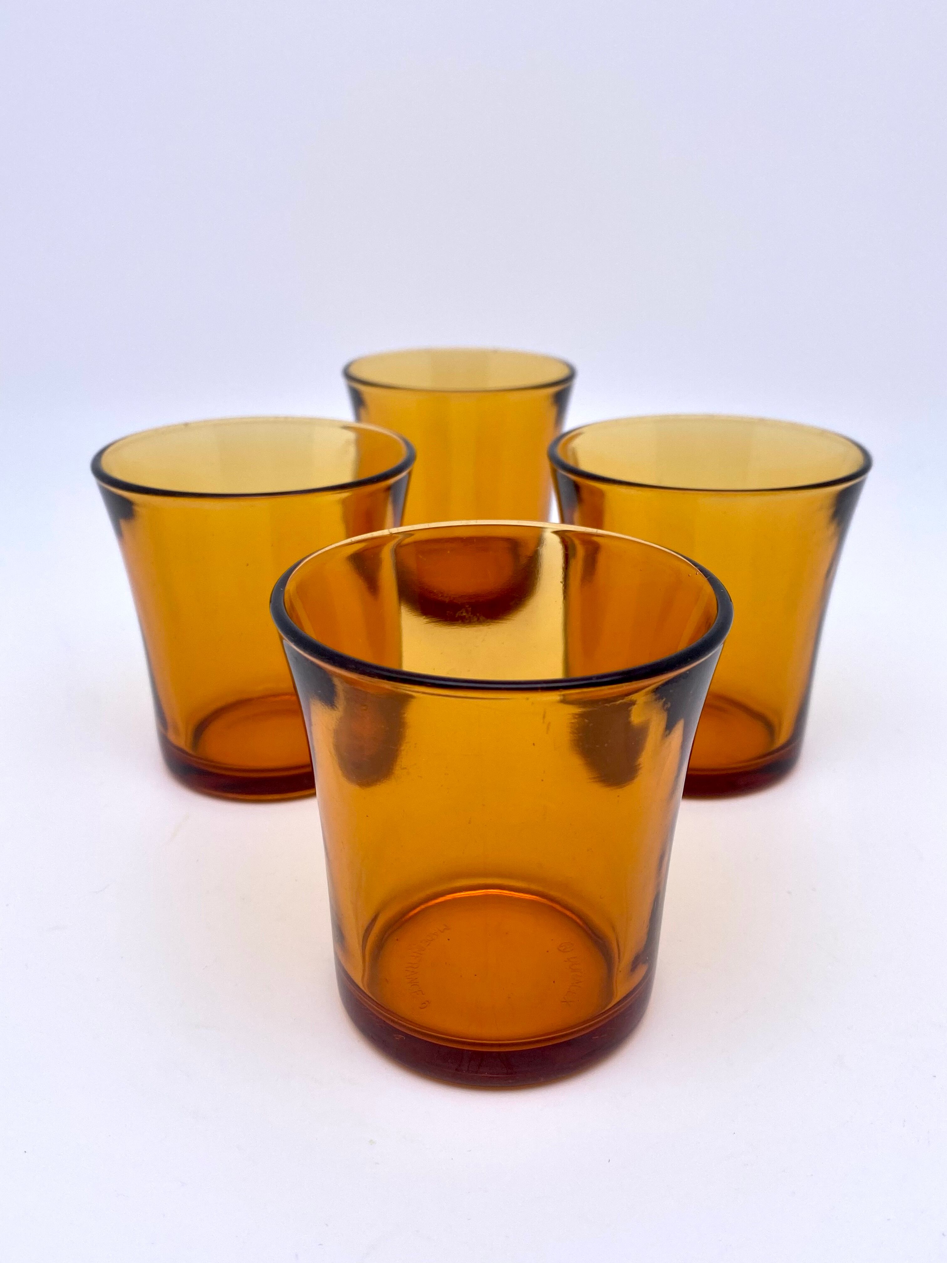 4 Duralex water glasses