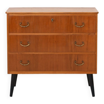 Scandinavian retro teak chest of drawers