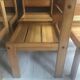 6 chaises de salle à manger en pin, Suède années 70