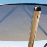 Vintage glass round table