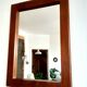 Vintage teak mirror