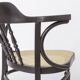 Pair of Bentwood Armchairs, Black Beechwood & Vienna Cane Seats, 1990s