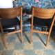 Pair of vintage Scandinavian chairs 1960's