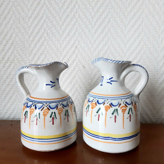 Ceramic sangria pitcher from Toledo