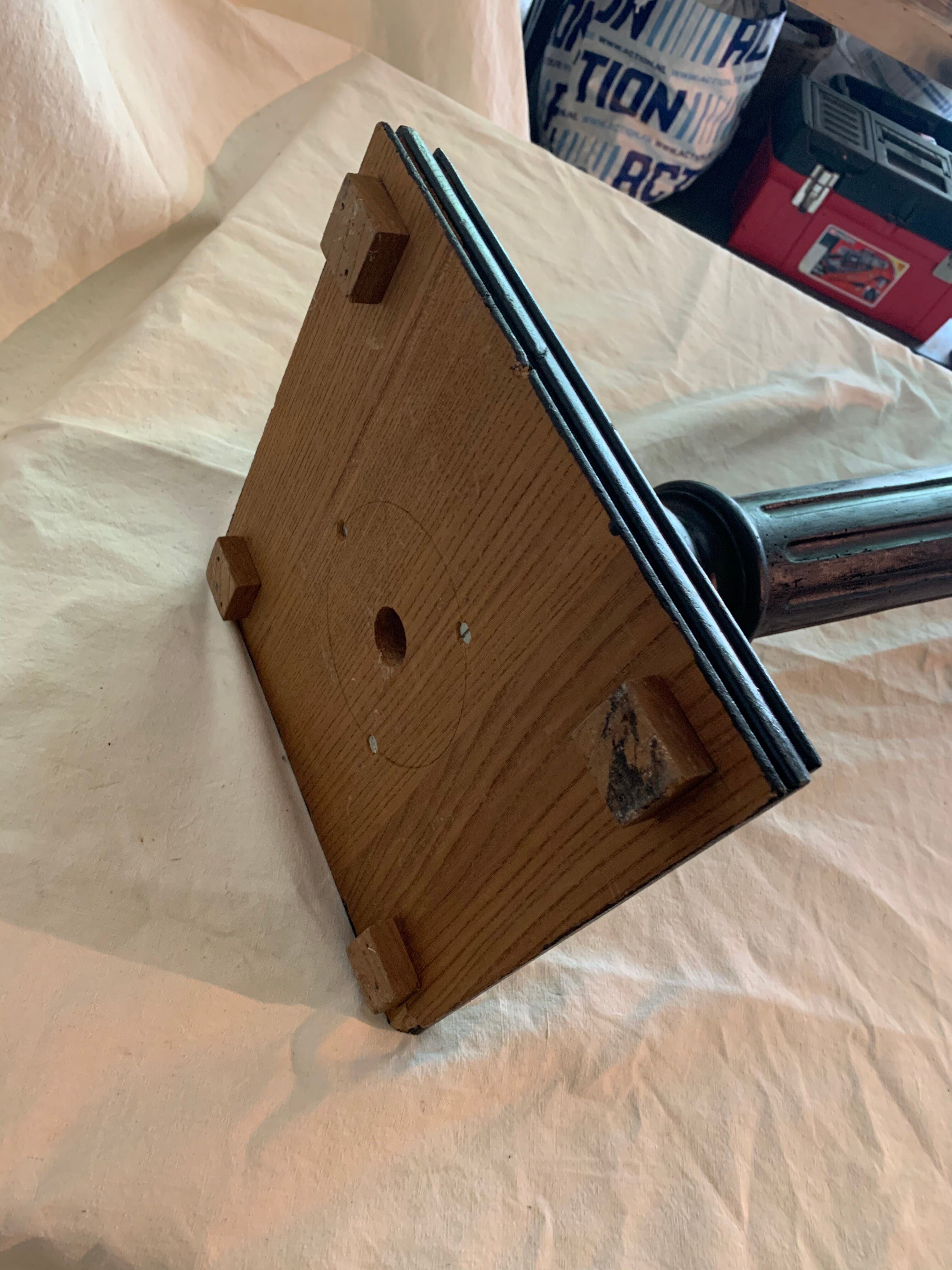 Matte black wooden harness