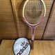 Raquette tennis ancienne adidas lady bois + housse vintage #e199