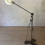 Vintage industrial workshop floor lamp
