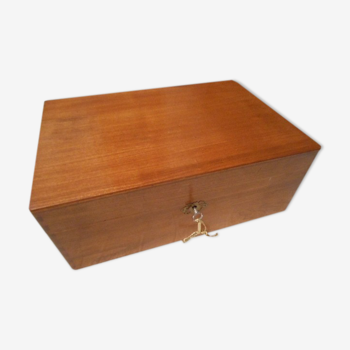 Light wood box, 1960s