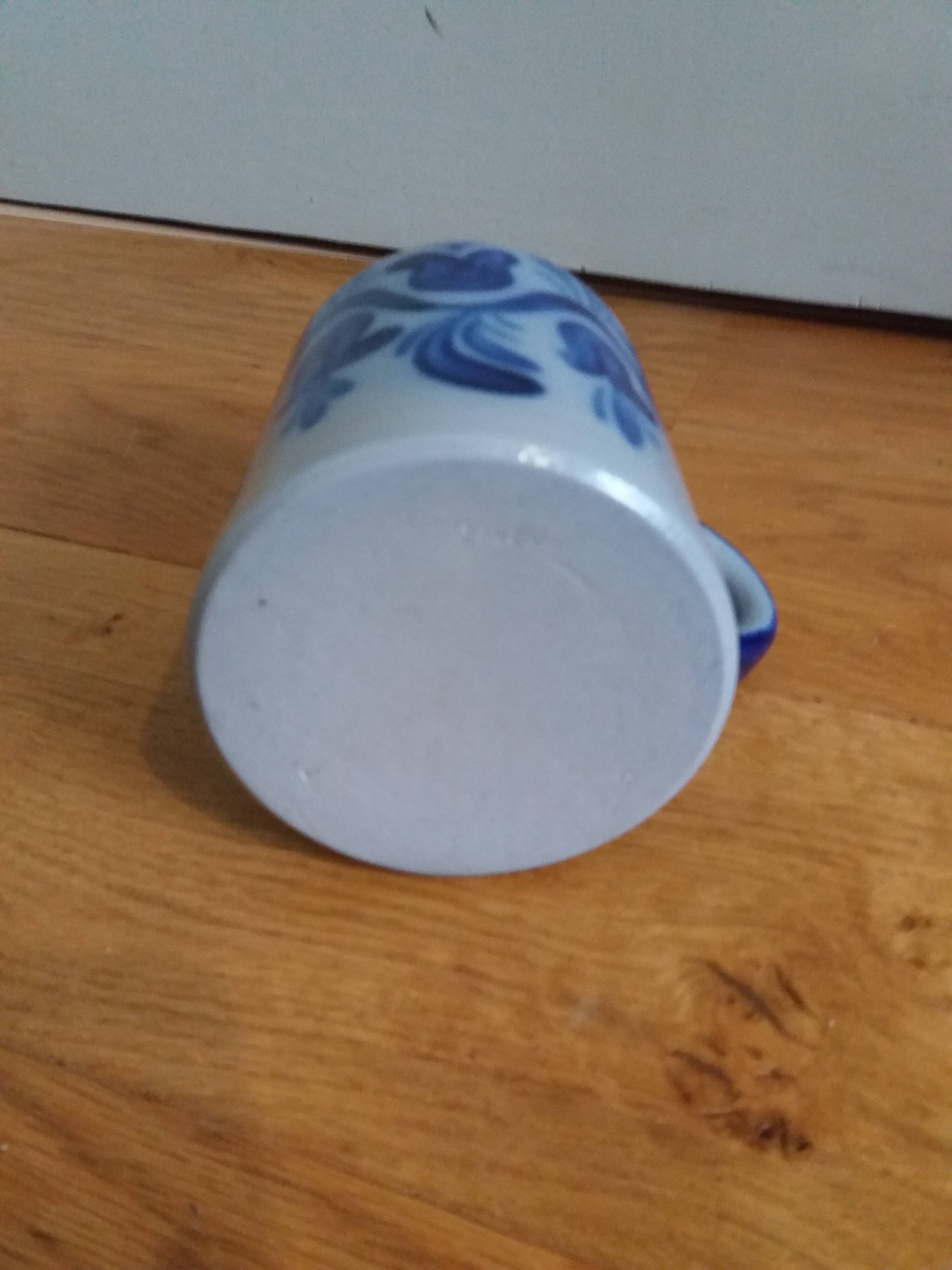 Mug cup stoneware with Alsace salt