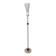 Lampada da terra in ottone e vetro