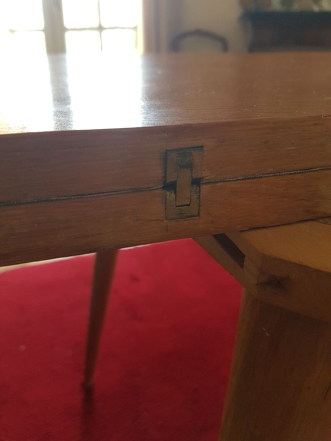Table d'appoint vintage pieds compas scandinave
