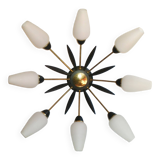 1950s Sputnik, Space-Age Style Stilnovo Spider Ceiling Lamp