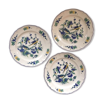 Lot of 3 plates Villeroy-Boch