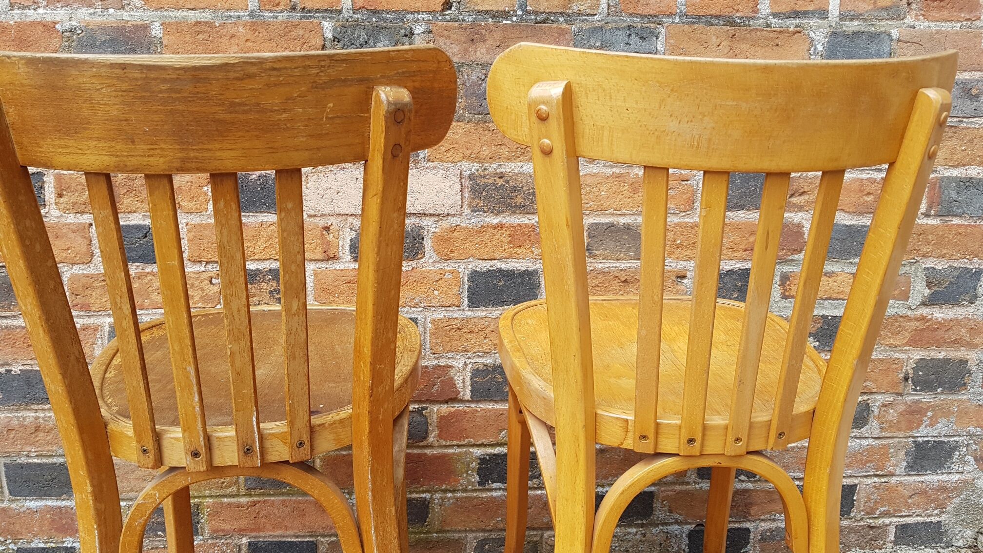 Pair of baumann chairs