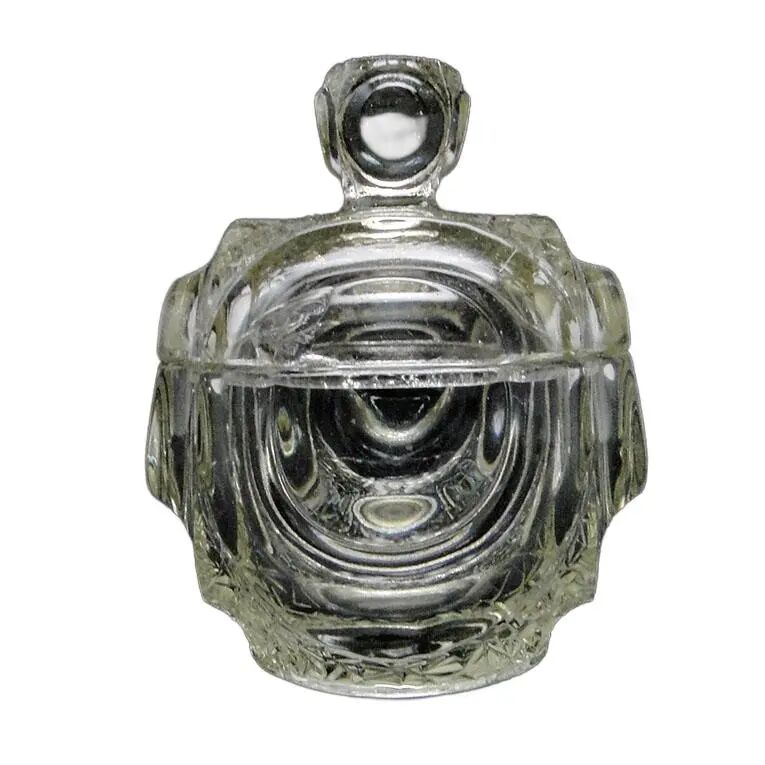 Sugar bowl, postmodern new look, glass, Poland, 1970s