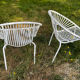 Paire de fauteuils de jardin vintage