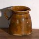 Old glazed ceramic jug – Central Europe, around 1930