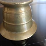 18th century gilded bronze mortar