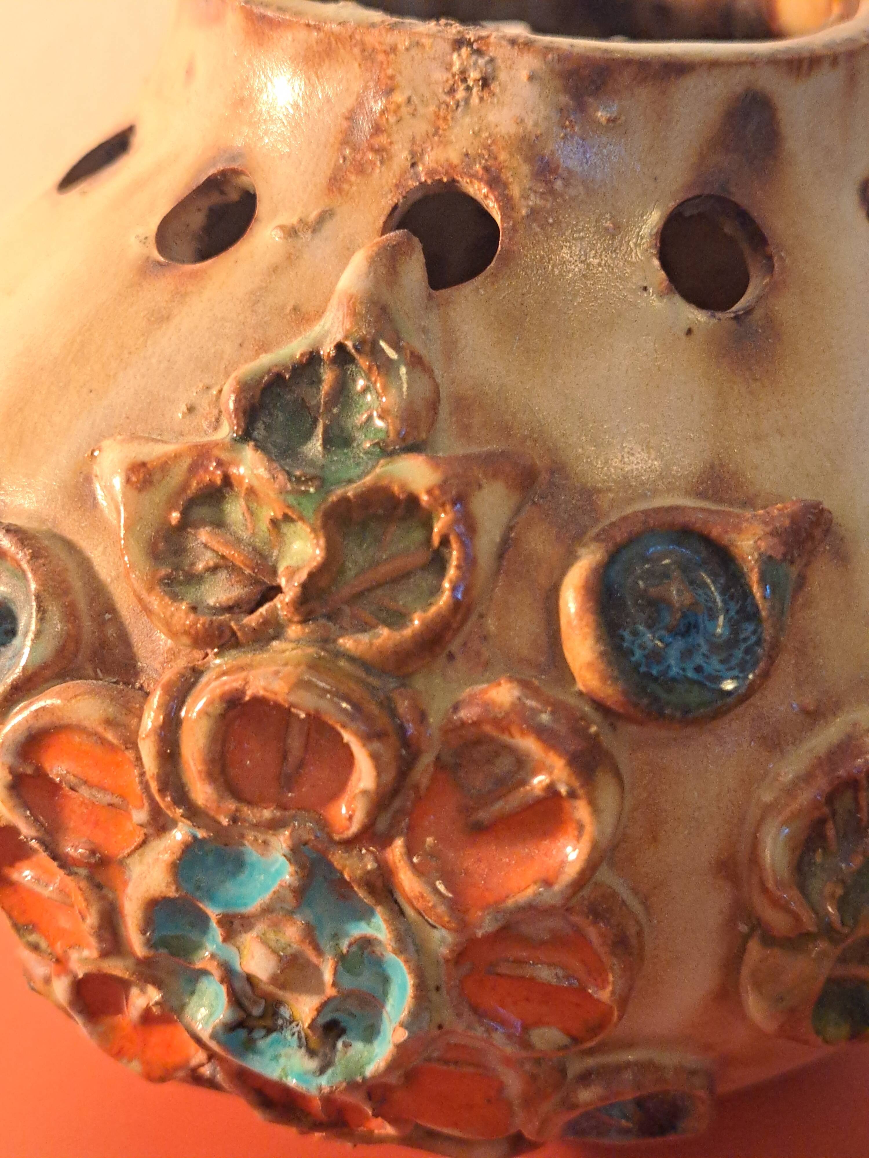 Vallauris ceramic vase 1970