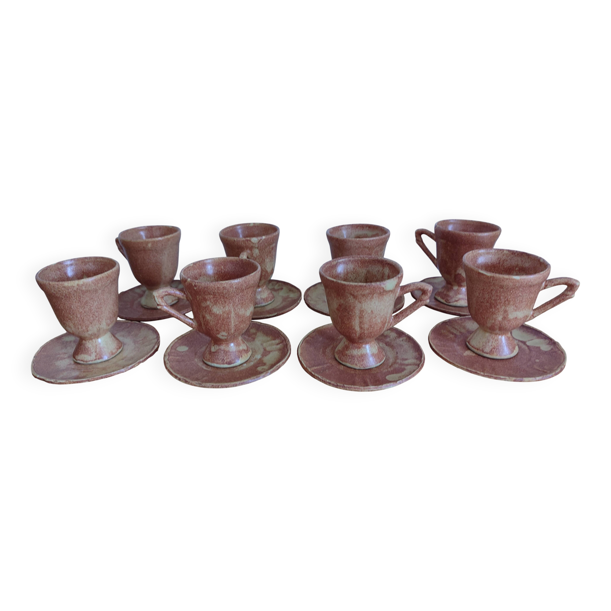 Lot cafetière,tasses et soucoupes Service à café