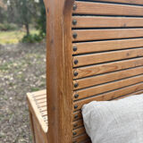 Old double-sided bench