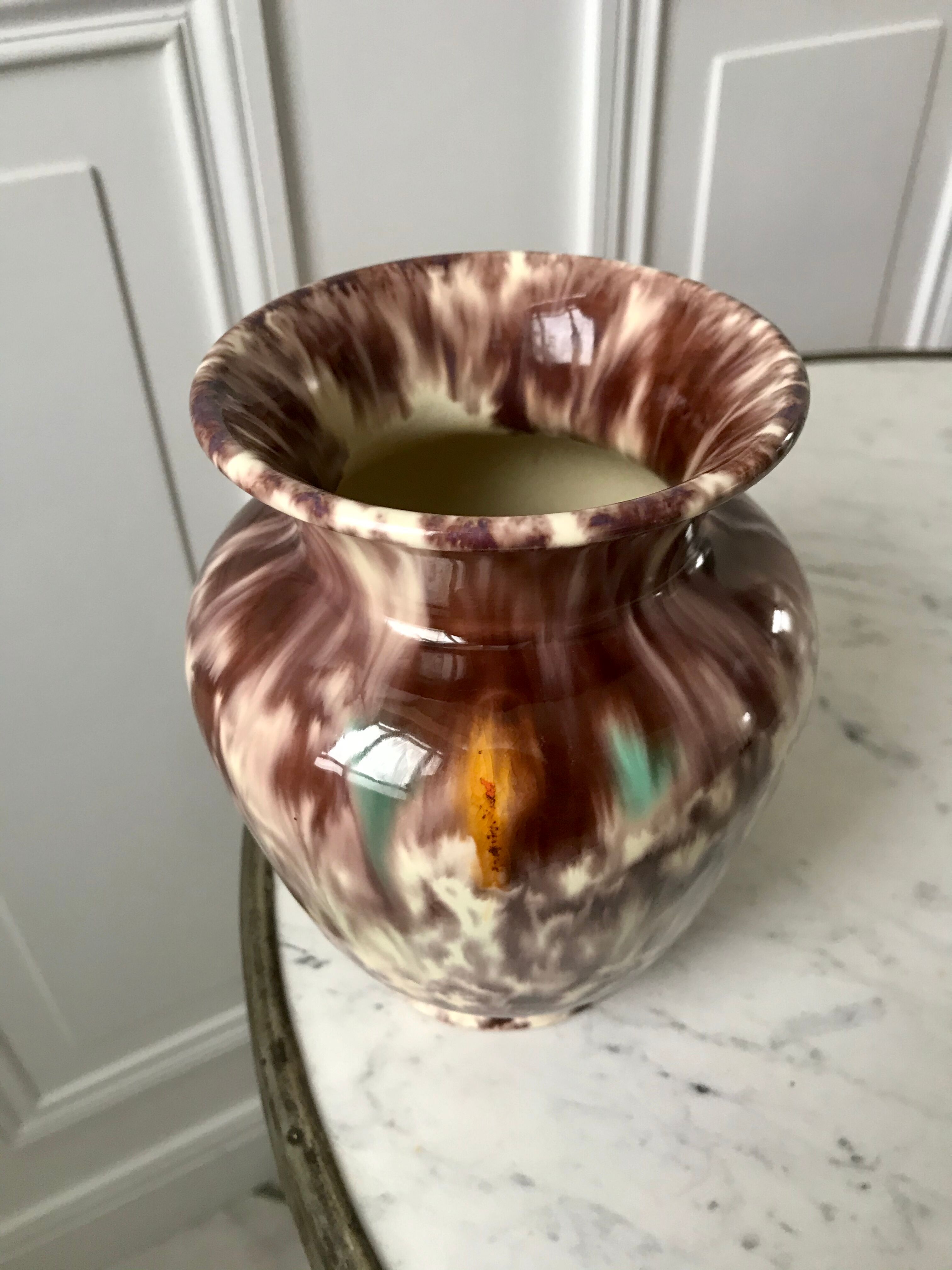 Stoneware vase made in Germany 70s