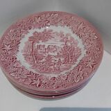 English dessert plates