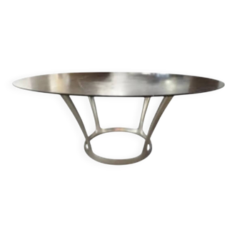 Oval table Pierre Charon 1970