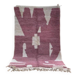 Traditional handwoven beni ourain rug size 140 x 260 cm