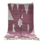 Tapis beni ouraine tissé main traditionnelle taille 140 x 260 cm