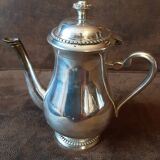 Silver metal teapot