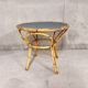 Side table in vintage rattan 60s