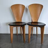 Pair of Calligaris Italian postmodern design chairs
